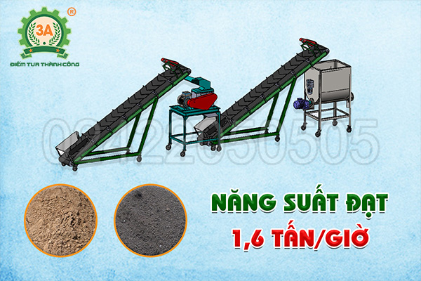 dây chuyền sản xuất đất sạch 3A