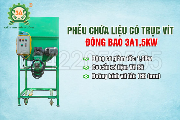 phễu chứa liệu đóng bao