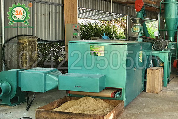 Máy sấy cám viên 3A (dạng băng tải)