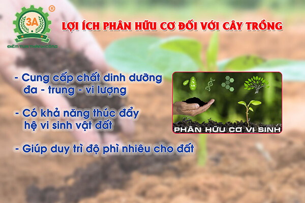 lợi ích của phân bón hữu cơ