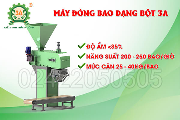 máy đóng bao dạng bột