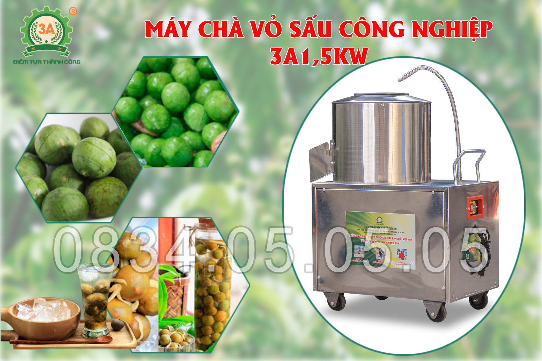 máy chà vỏ sấu