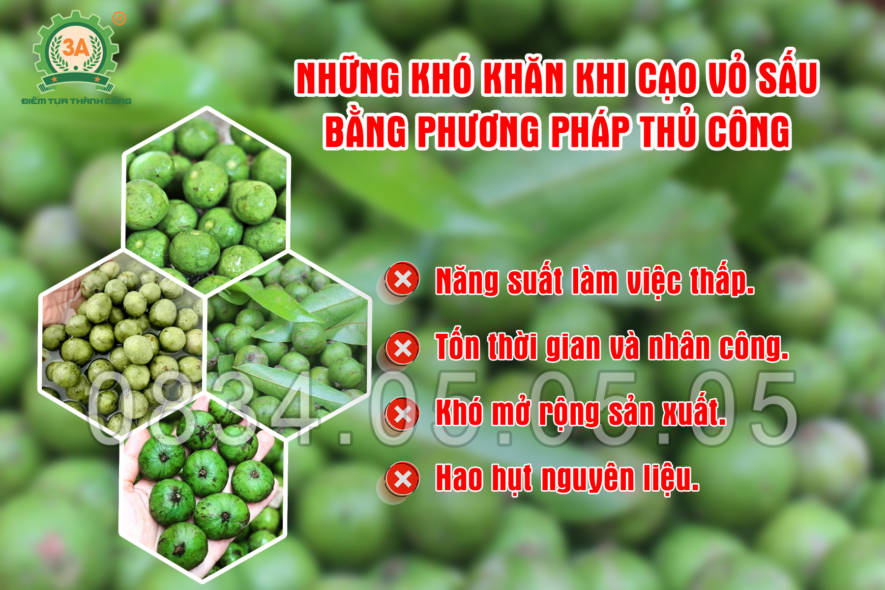 Cách chà vỏ sấu hiệu quả