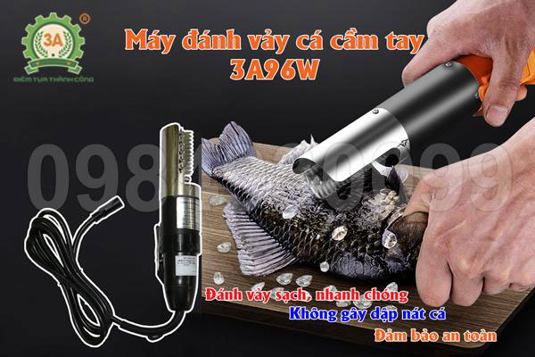máy đánh vảy cá cầm tay