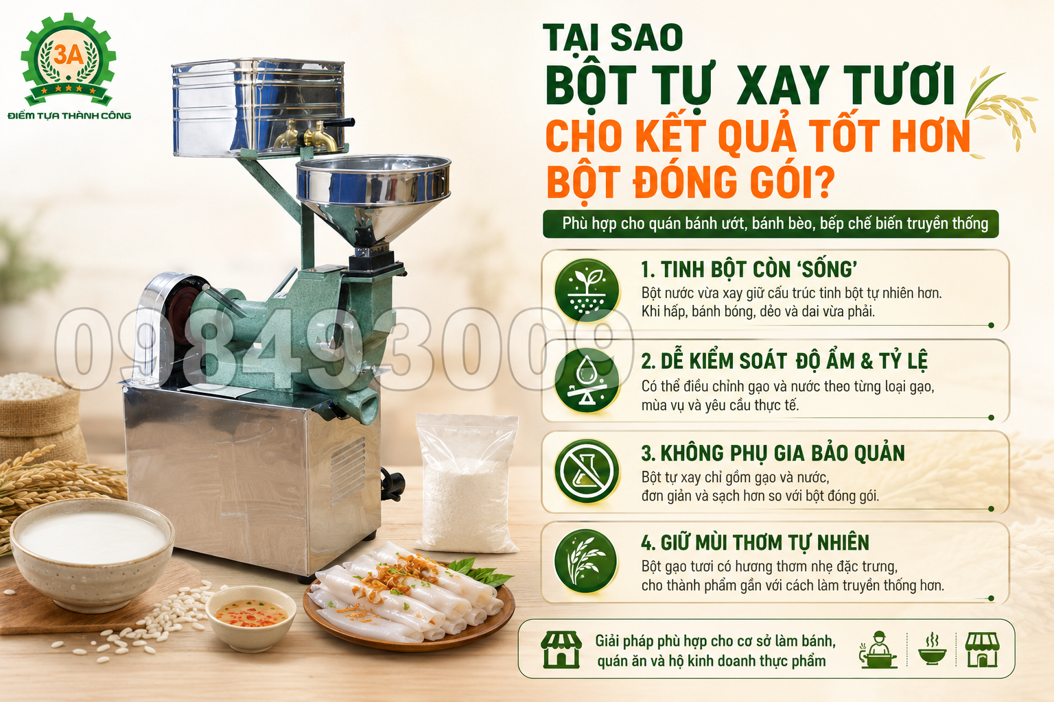 Máy xay bột nước